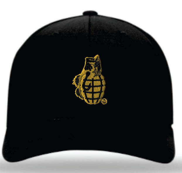 Basshik Hats S/M Basshik Golden Grenade Fitted Cap