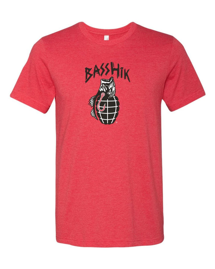 Basshik Shirts Red / S Grenade Logo