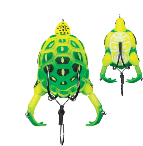 Lunkerhunt Topwater Neon Prop Turtle