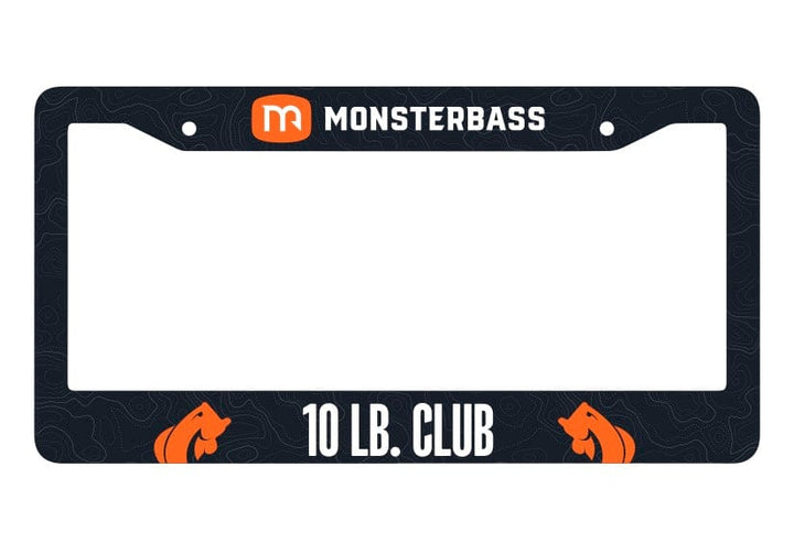 MONSTERBASS Accessories 10 lb. Club License Plate Frame