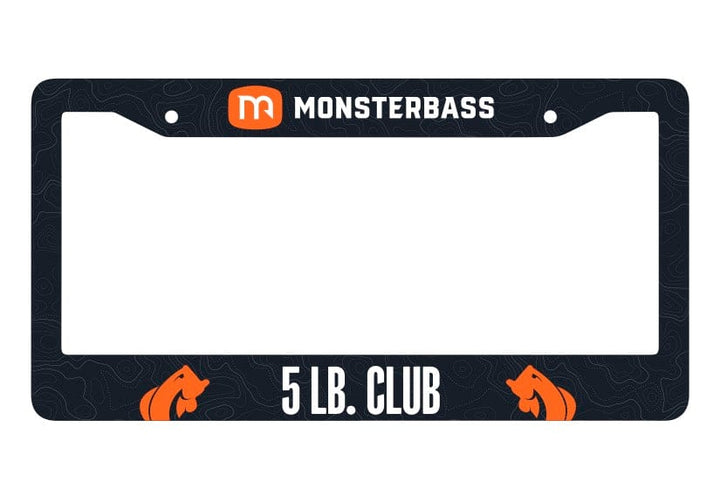 MONSTERBASS Accessories 5 lb. Club License Plate Frame