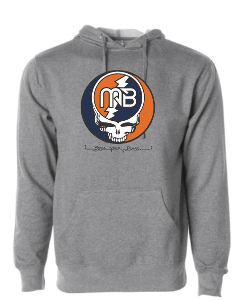 MONSTERBASS Hoodies & Outerwear L / Grey Steal Your Bass Hoodie