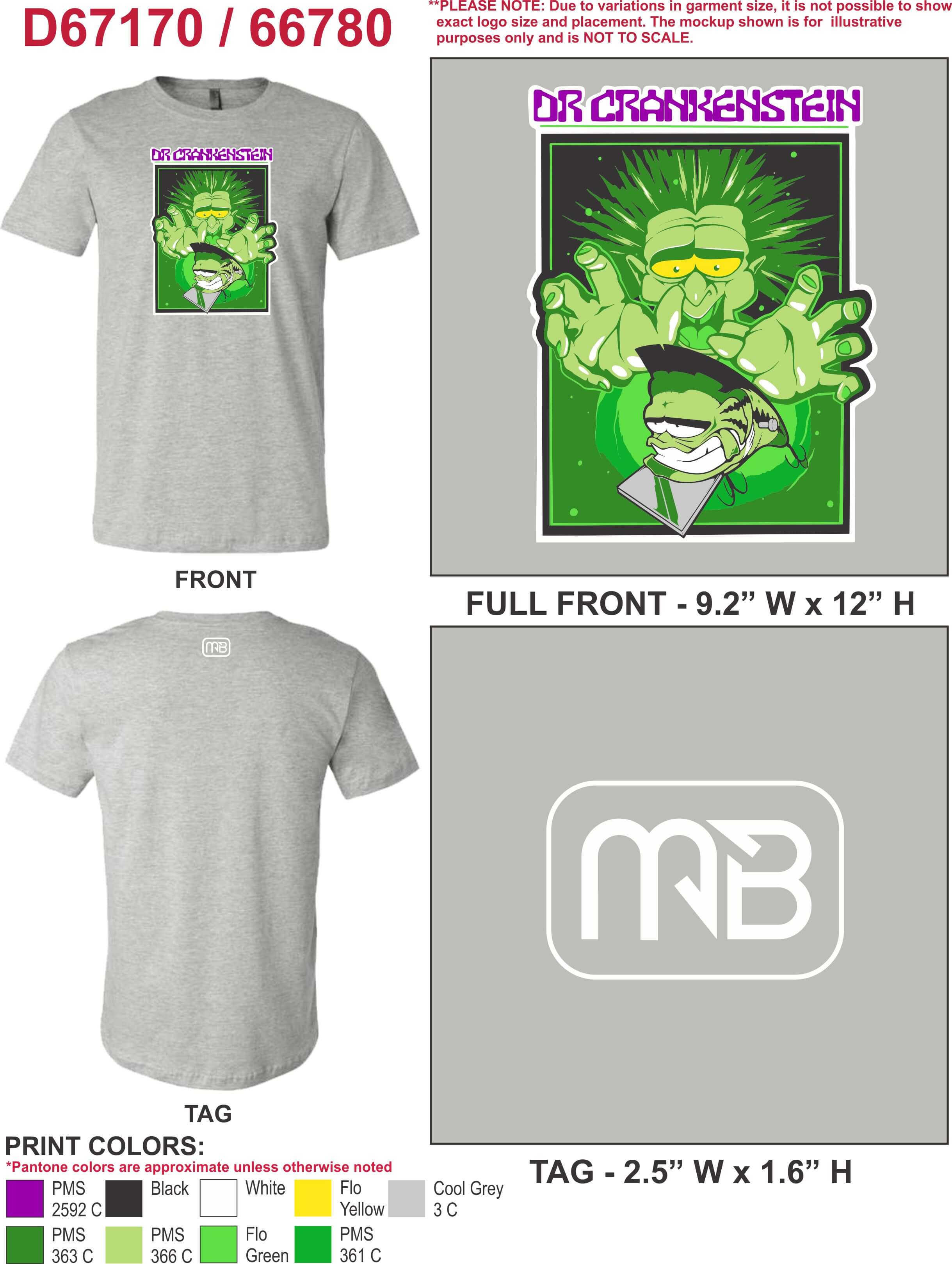 MONSTERBASS Shirts Dr. Crankenstein