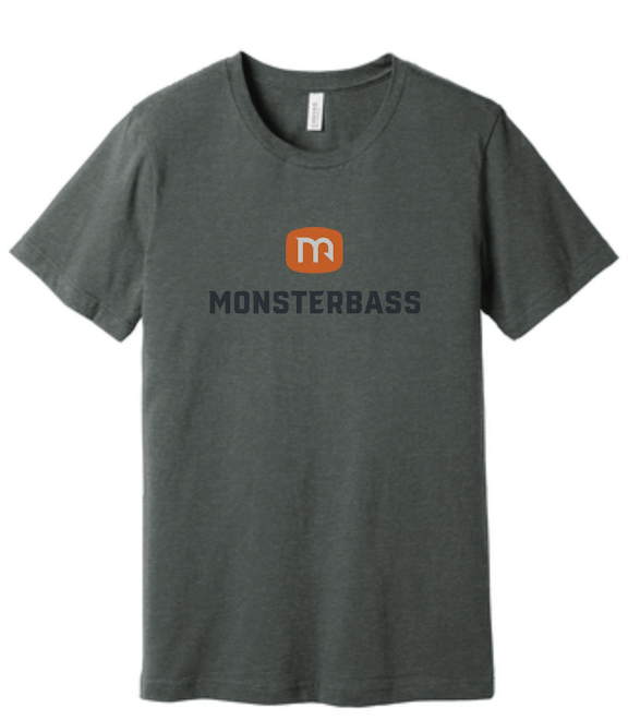 MONSTERBASS Shirts Orange/White Iconic Logo MB Tee