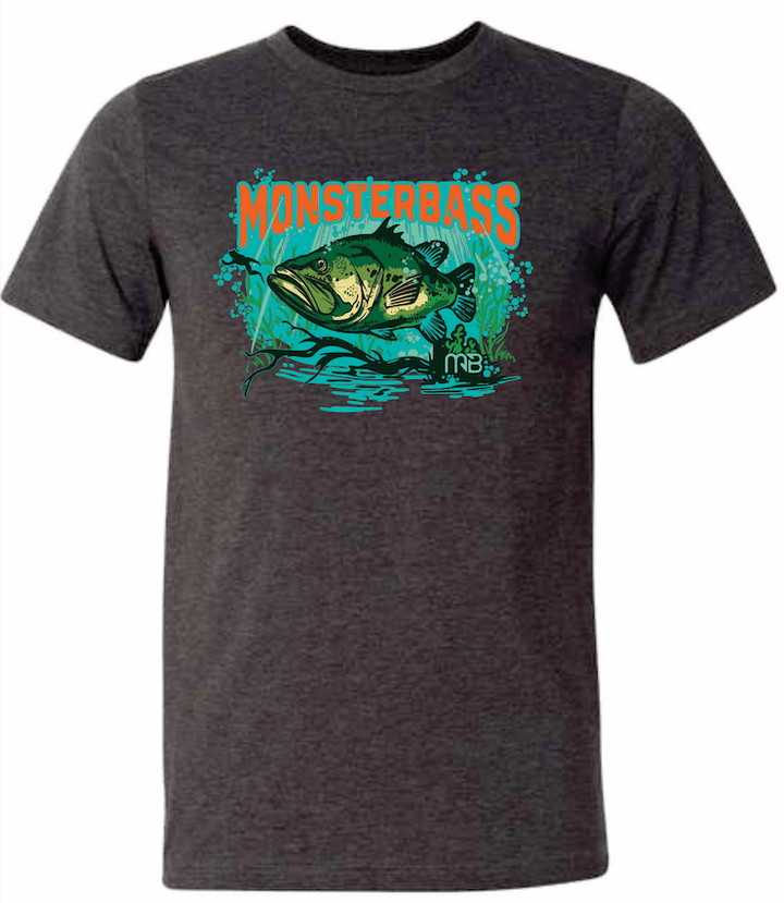 MONSTERBASS Shirts S Swimin with Fishes