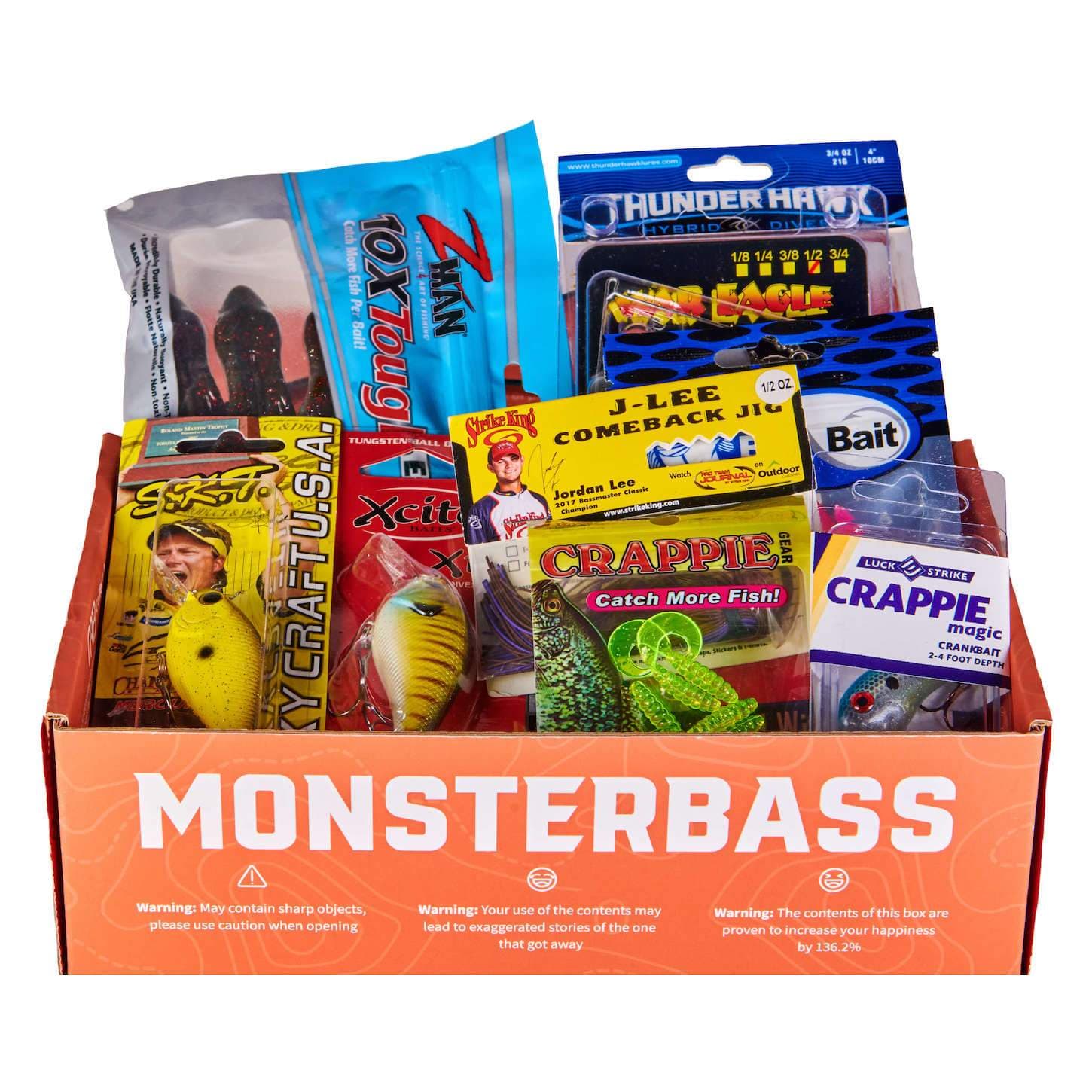 MONSTERBASS Subscription Box Multi-Species: monthly