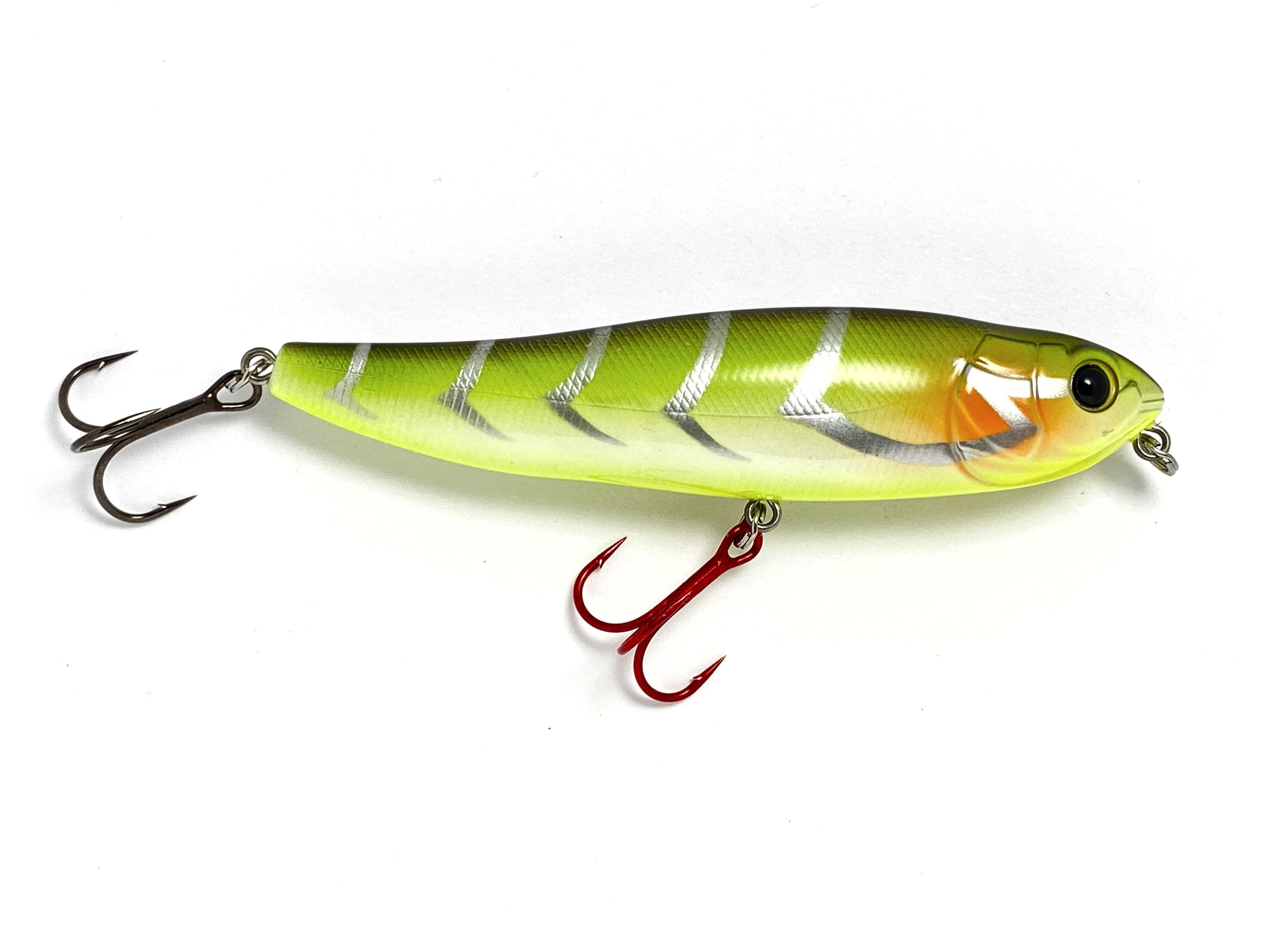 MONSTERBASS Topwater Chartreuse Black Back Craw The Patriot 2.0