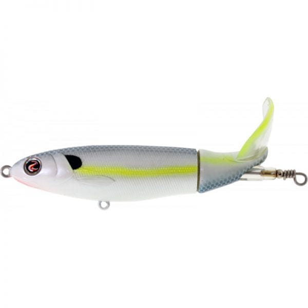8x Unpainted Whopper Popper 75mm Bass Fishing Lures Rotating Tail Blank  Baits 