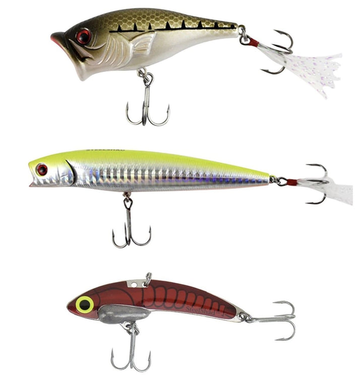 SteelShad Tackle Bundle Baby Bass Pack Pro Series - 3 Pack