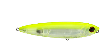 Yo-Zuri Topwater Prism Chartreuse Silver 3DB Series Pencil 100